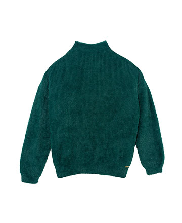 Toi & Moi Green velvet sweater