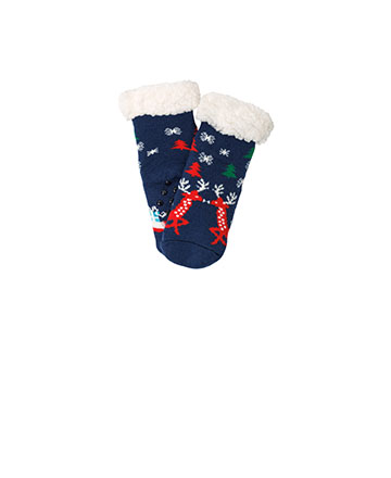 Socks & More navy christmas socks