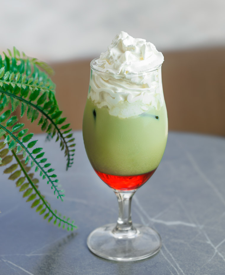 Strawberry Matcha Latte