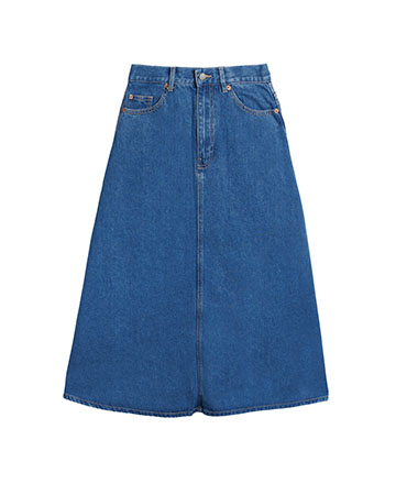 jean skirt