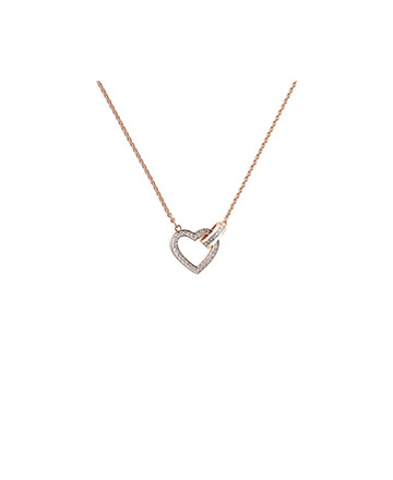 ασημί κολιέ