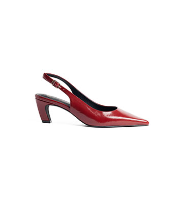 κόκκινες γόβες open heel