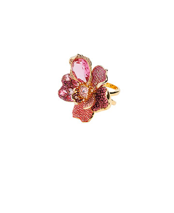 floral earrings